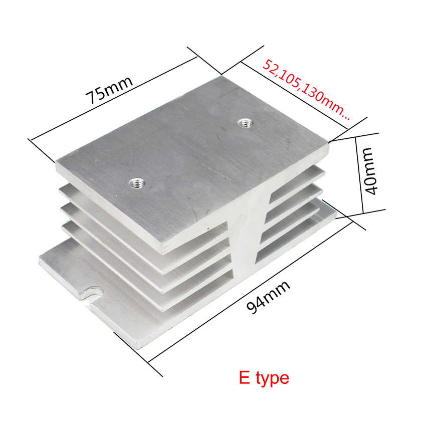 Heatsink for SSR solid state relay,Single phase AC SSR,Single Phase DC ...